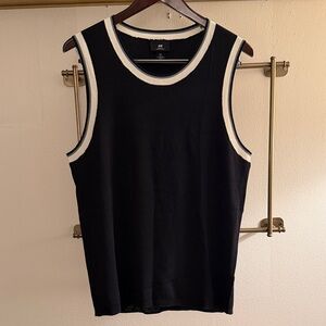 🚢 NWOT 🚢 H&M 🚢 Blue and White Sleeveless Top 🚢 LRG